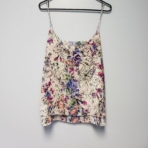 H&M wild flower print cami. Size 12.